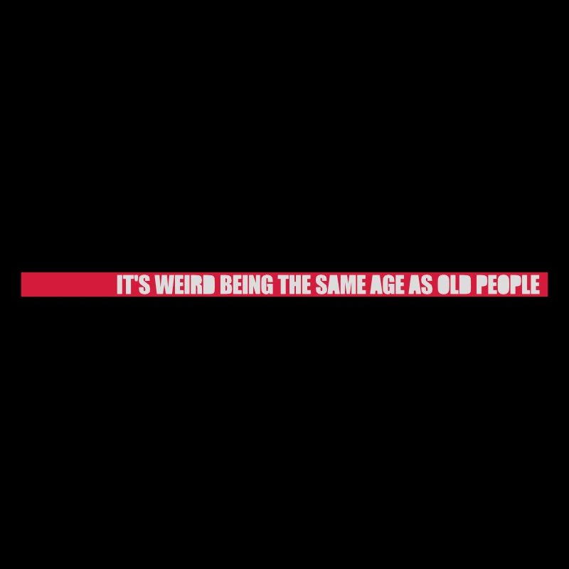 being old people age