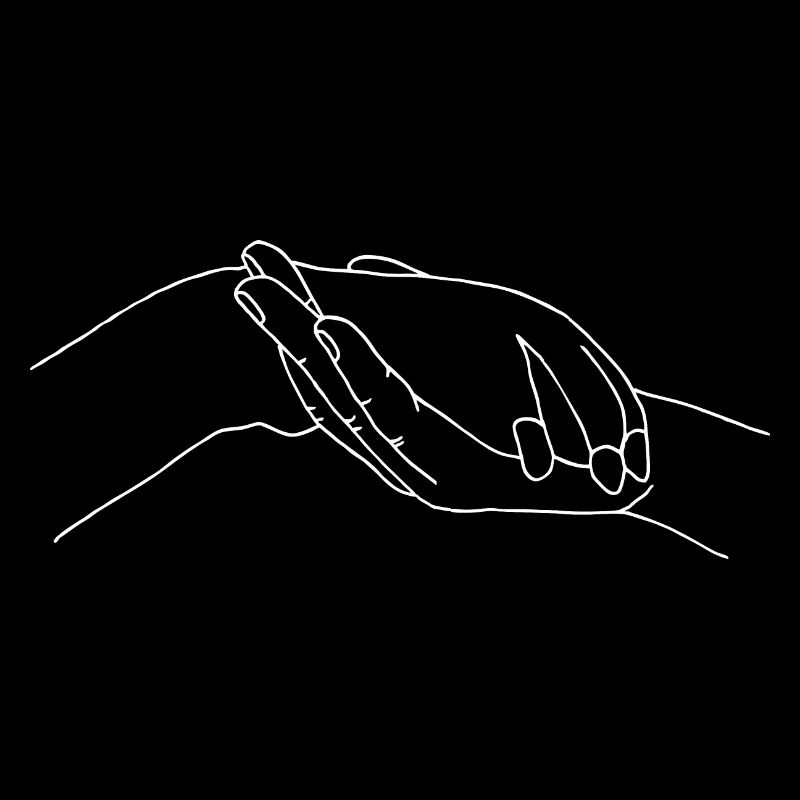 Hand mit Pfote