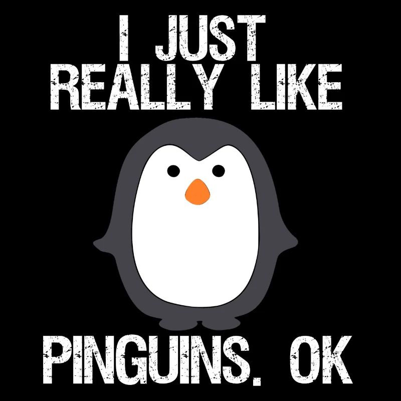 J'aime vraiment les pingouins. D'accord