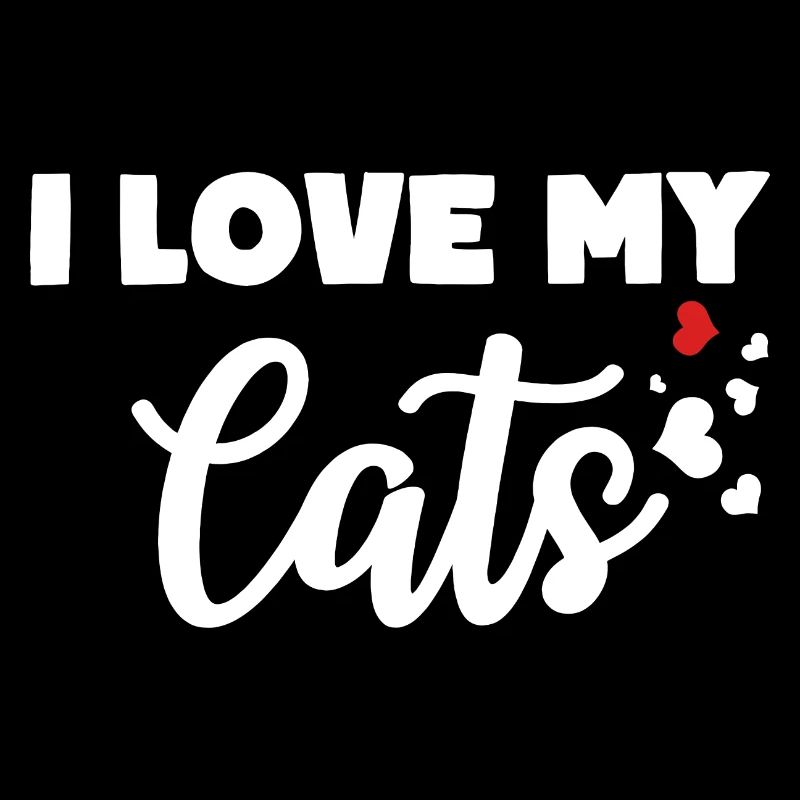 J’AIME MES CHATS Propriétaire de chat Amour