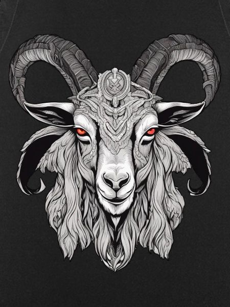 Satanic Baphomet Goat