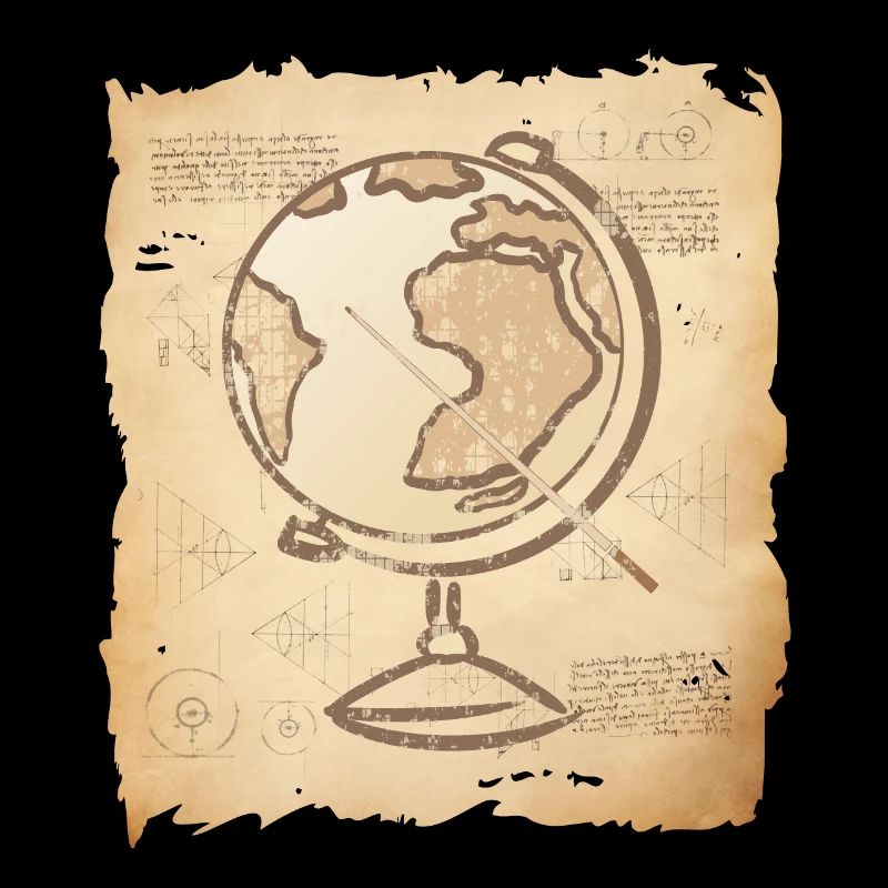 Géographie - Vintage Globe & Pointer