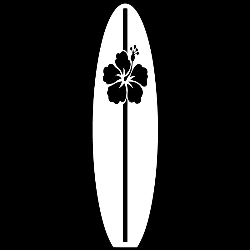 Surf et fleur d'hibiscus