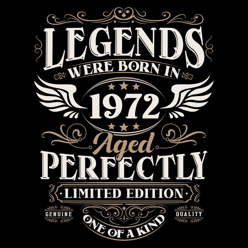 1972 Born Legends Birthday Gift