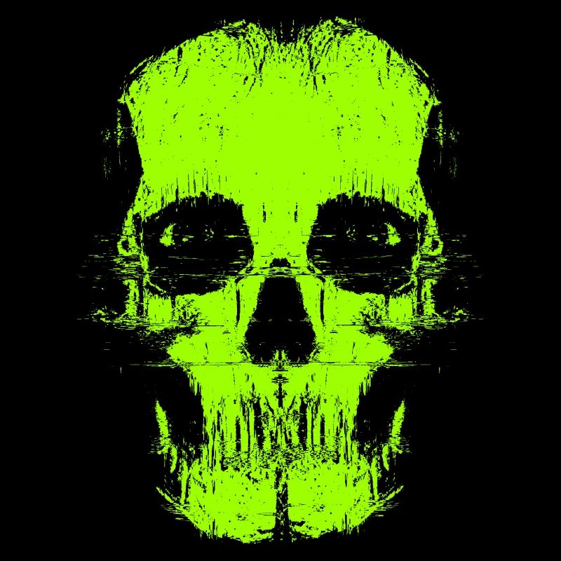 Psycho Glitch Skull