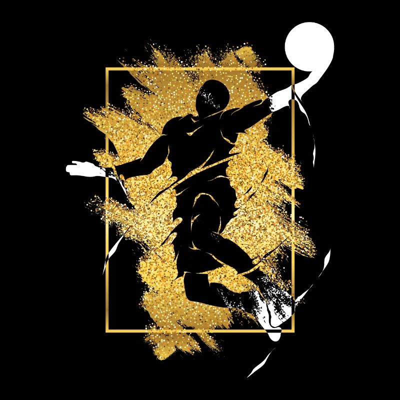 Basketteur Basketteur Dunking Gold Splash