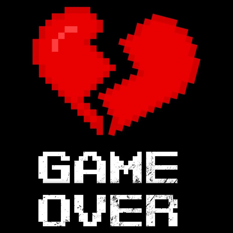 Relations Single Pixel Pixel Cœur brisé pixélisé