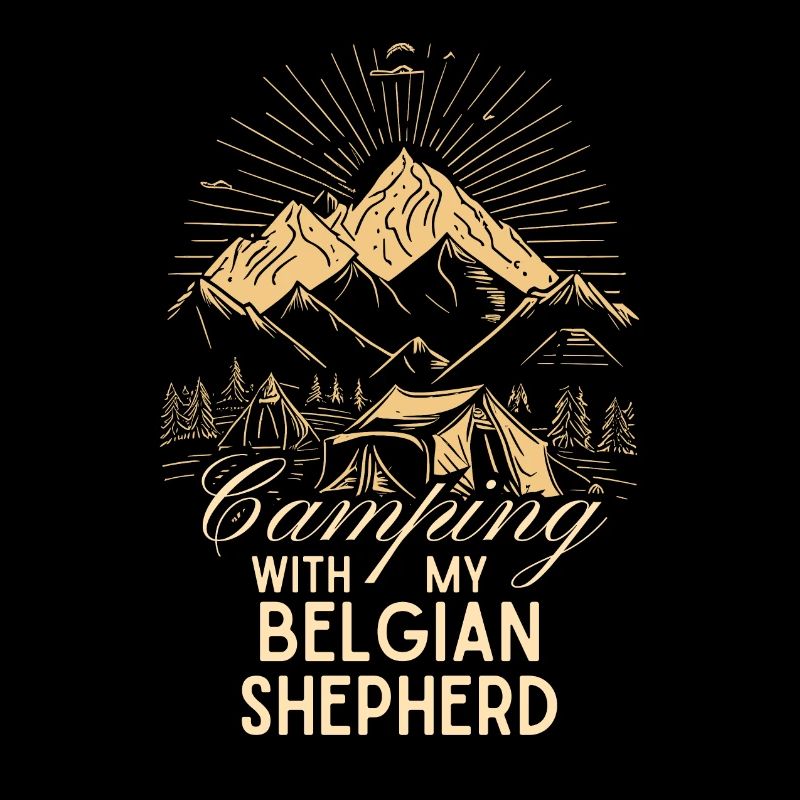 Belgian Shepherd Camping