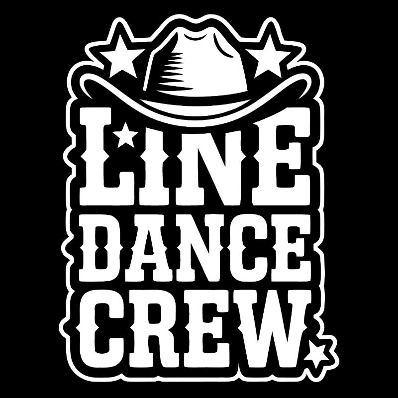 Line Dance Crew – Western Hat Logo