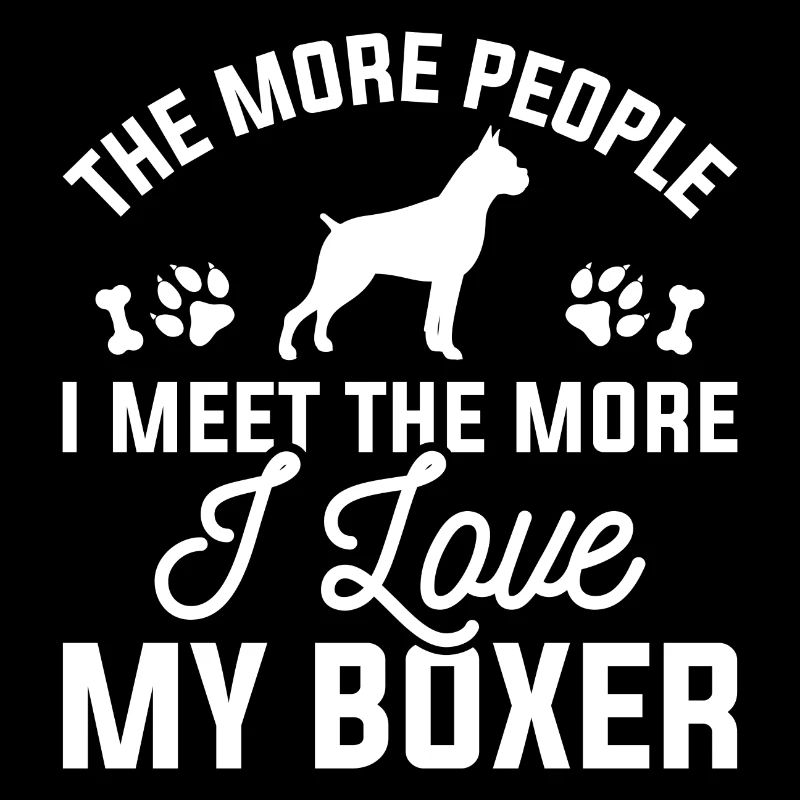 Plus je rencontre de gens, plus j’aime mon boxer