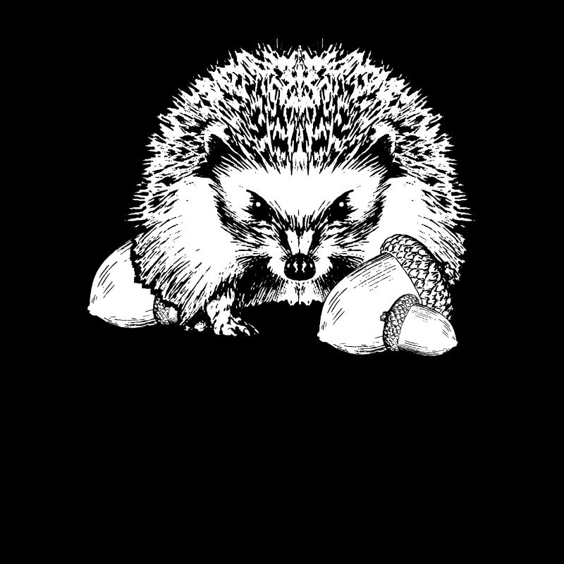 Stachelschwein Eichel