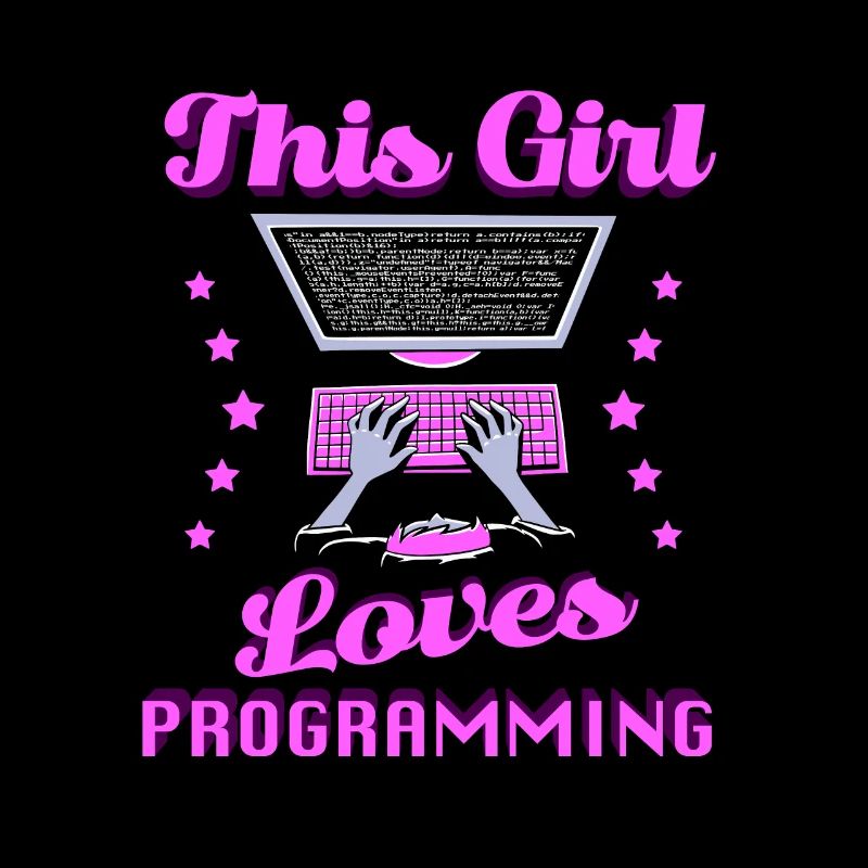 Développeur Coder Programmeur Girl
