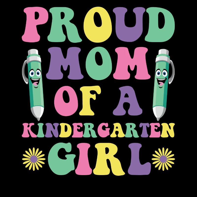 Stolze Mutter eines Kindergartenmädchens! Tochter