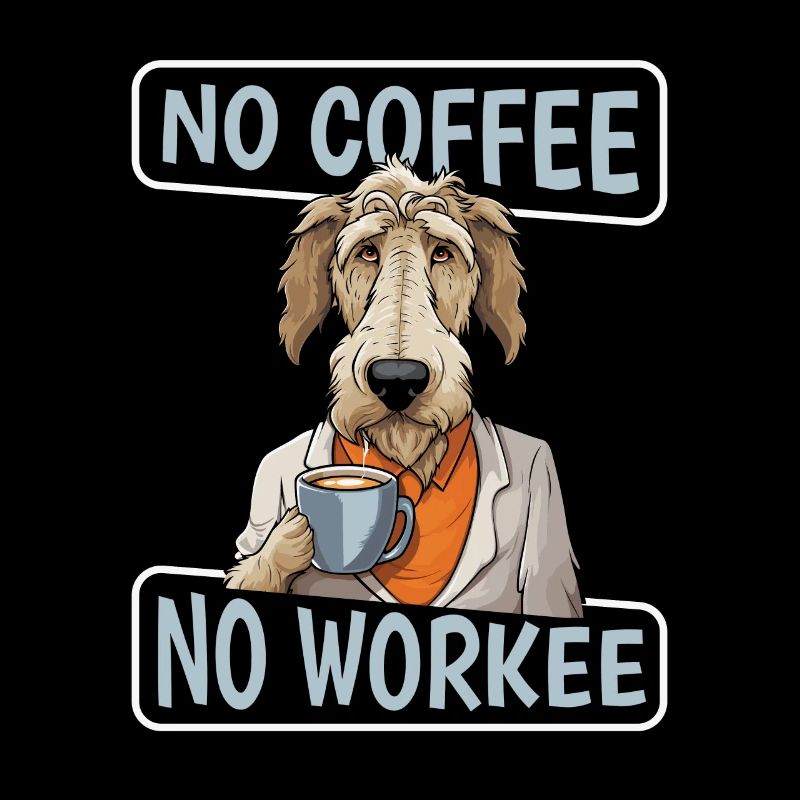 Coffee Cafe Irish Wolfhound