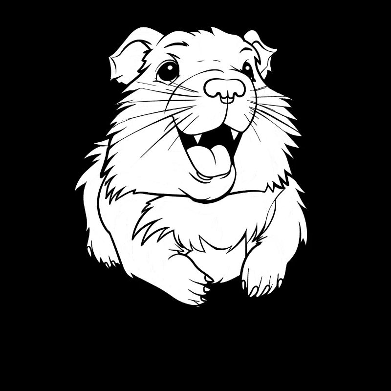 Cochon d’Inde Cochon d’Inde souriant