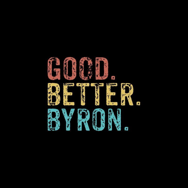 Cool guys are called byron