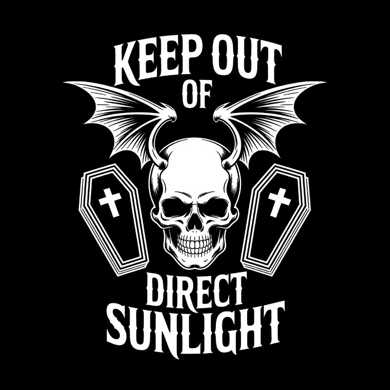 Tenir à l’abri de la lumière directe du soleil ! Vampire Goth Emo