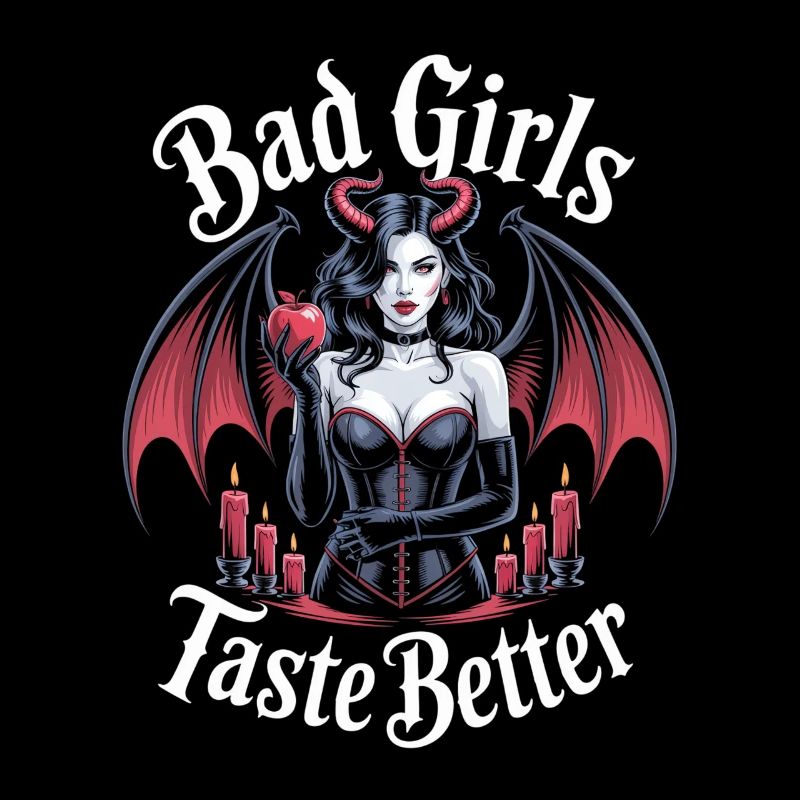Bad Girls Taste Better! Goth Gothic Emo Baddie