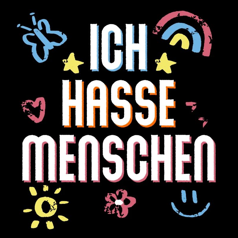 I HATE PEOPLE - Ich hasse Menschen - Geschenk Idee