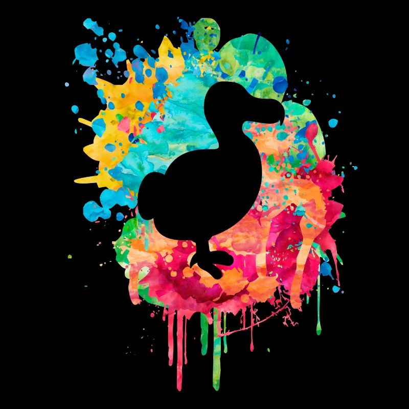 Colorful dodo design