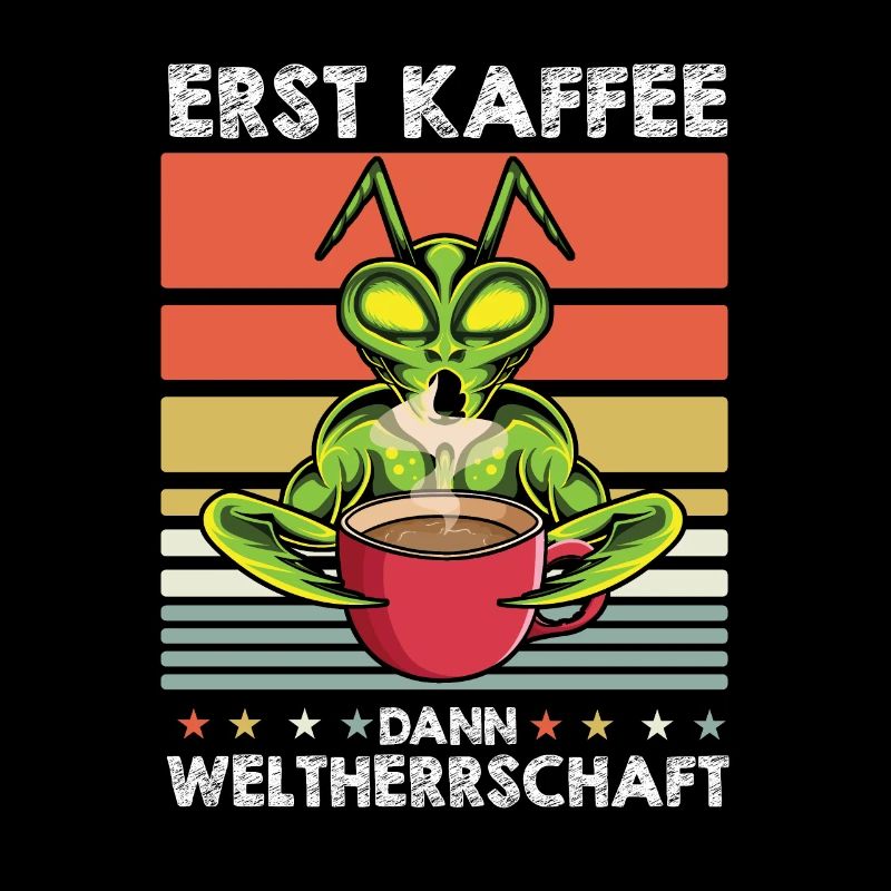 Mantis Gottesanbeterin Kaffee