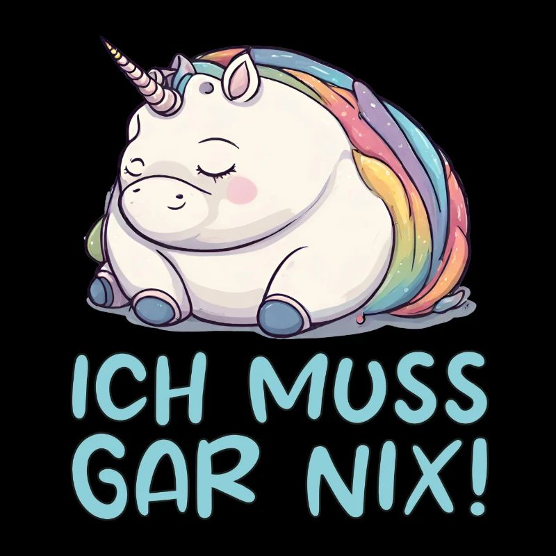Dickes Einhorn - Ich muss gar nix!