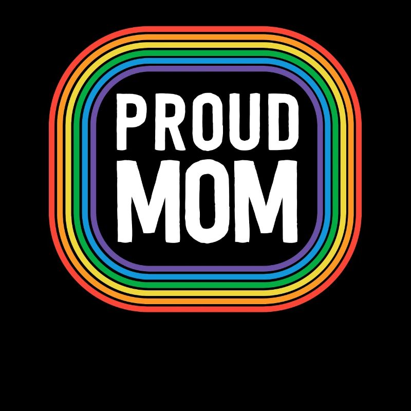 Stolze Mutter mit Pride Mutter Gay Pride Zeug LGBT