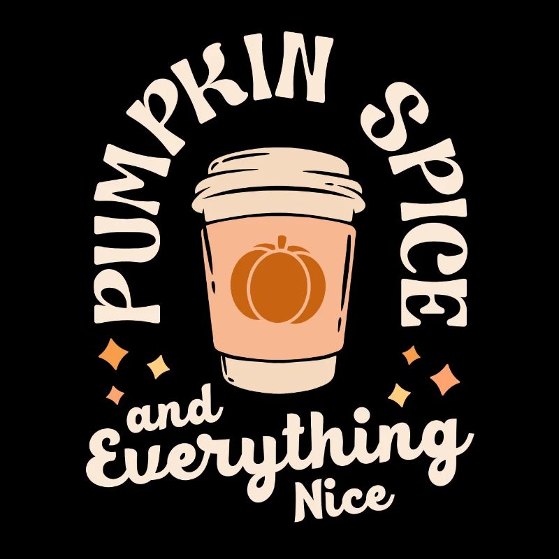 Pumpkin Spice And Everything Nice Retro Fall