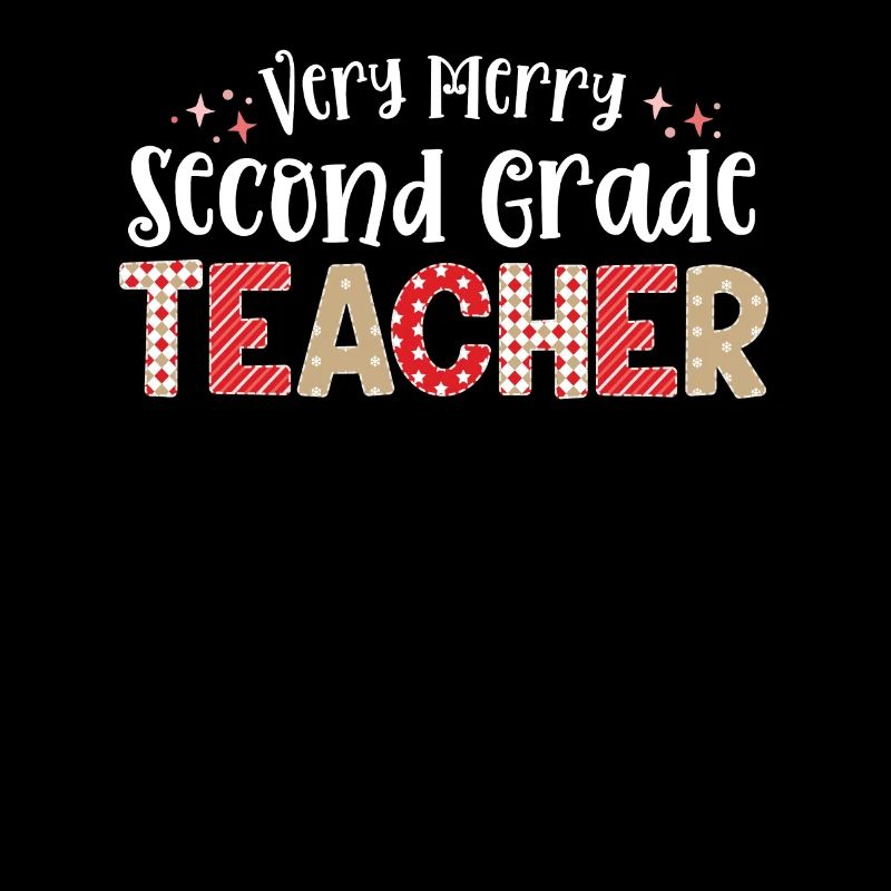 Very Merry 2nd Grade Teacher Second Christmas