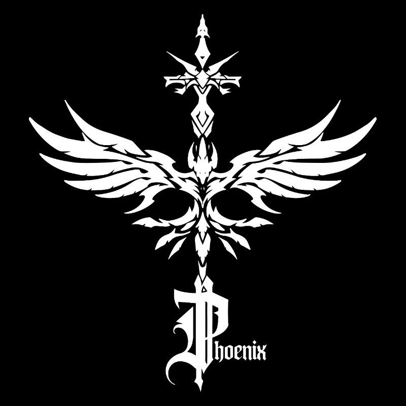 Phoenix on Sword – Mythic Design