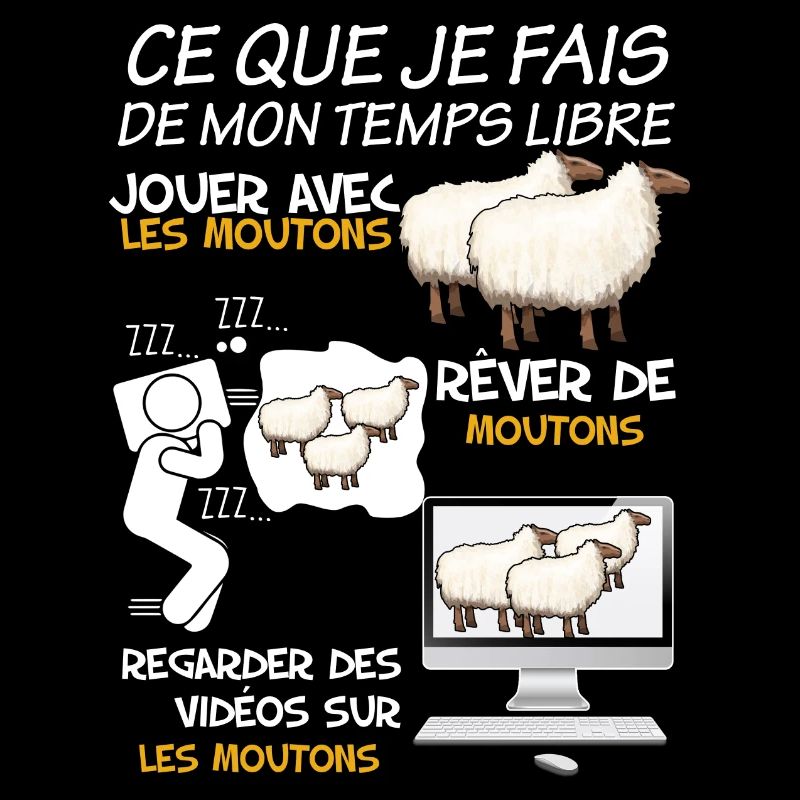 Mouton passion idée cadeau éleveur