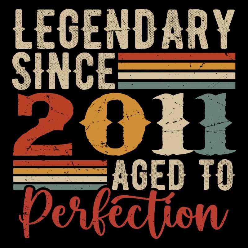 Legendary Since 2011 Birthday Gift 2011