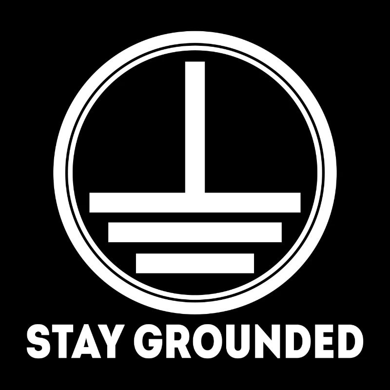 Stay Grounded Electrician Electronics Technician Gift