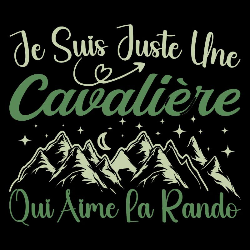 Cavalière aventurier passionnée de Randonnée cadea