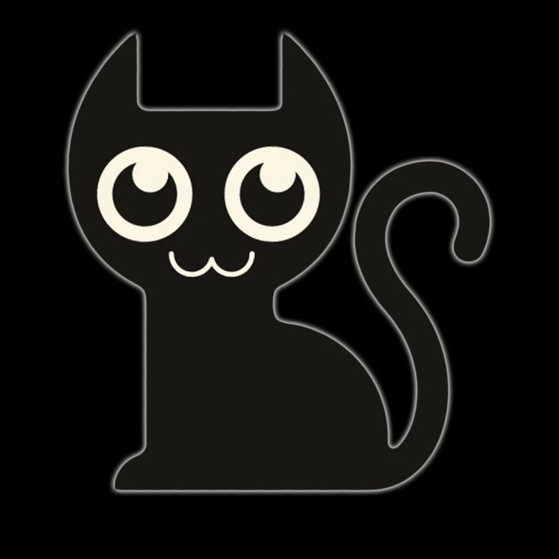 Cadeau de patte de chat de conception drôle de chat