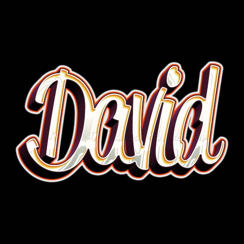 David First Name Name Graffiti Design
