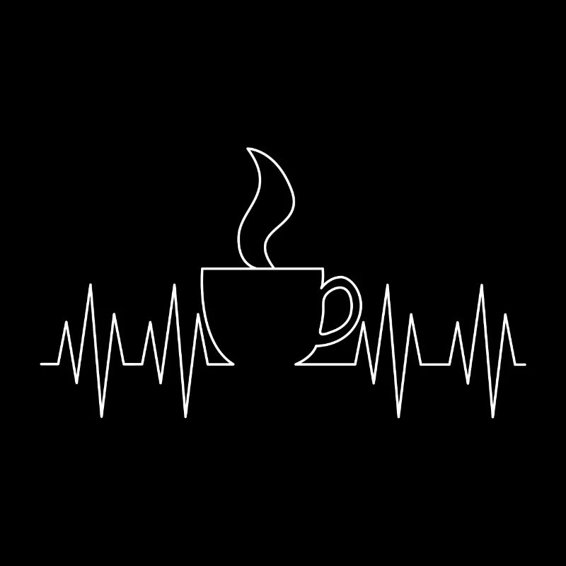 Heart coffee cup gift caffeine addictive