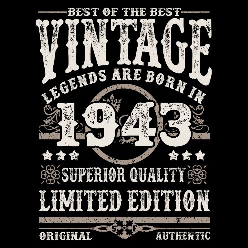 Legends are born in 1943