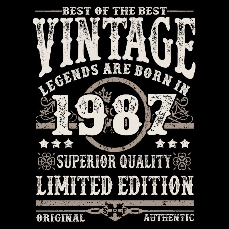 Legends are born in 1987