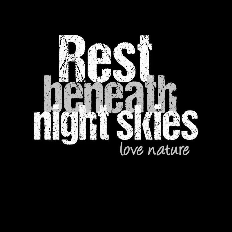 Tranquility under the night sky