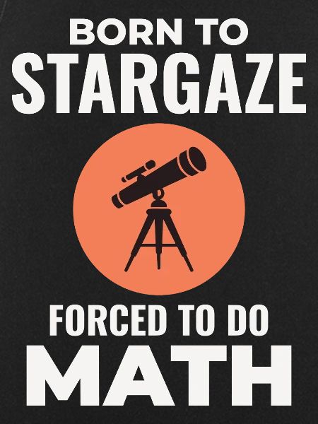Astronomy Lover Math Design 