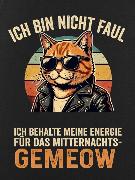 Katze lustiger Spruch