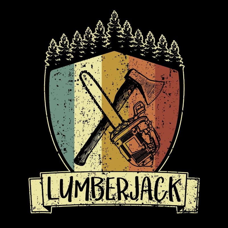 Tronçonneuse forestière bûcheron