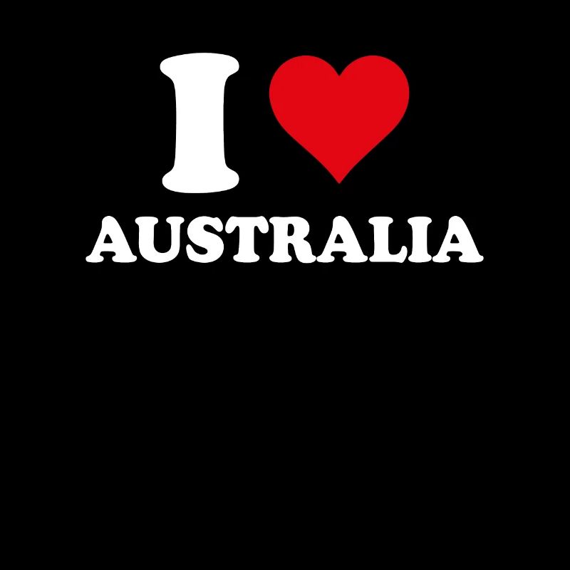 Ich liebe Australien Herz Australisches Geschenk