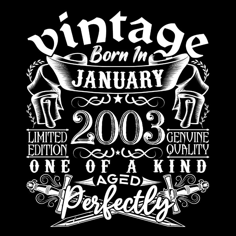 Janvier 2003 anniversaire Janvier 2003 January