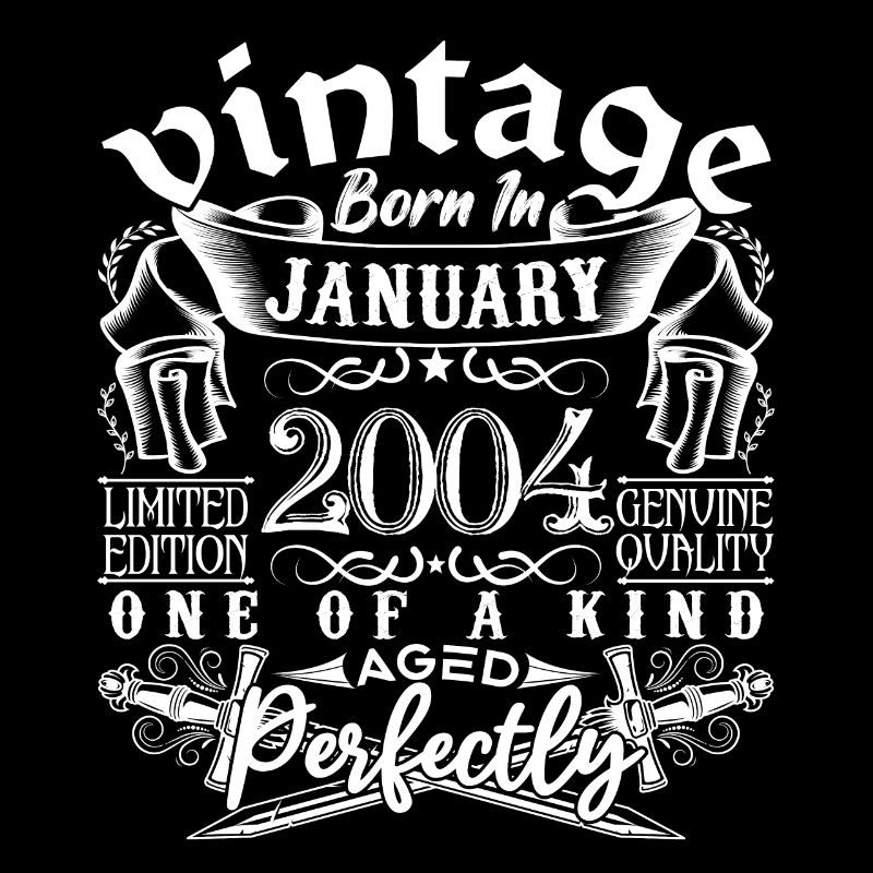 Janvier 2004 anniversaire Janvier 2004 January