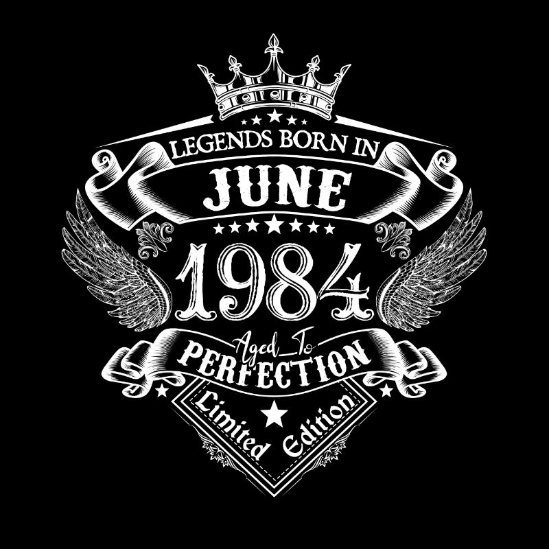 Juni 1984 Geburtstag Juni 1984 Juni Geschenk