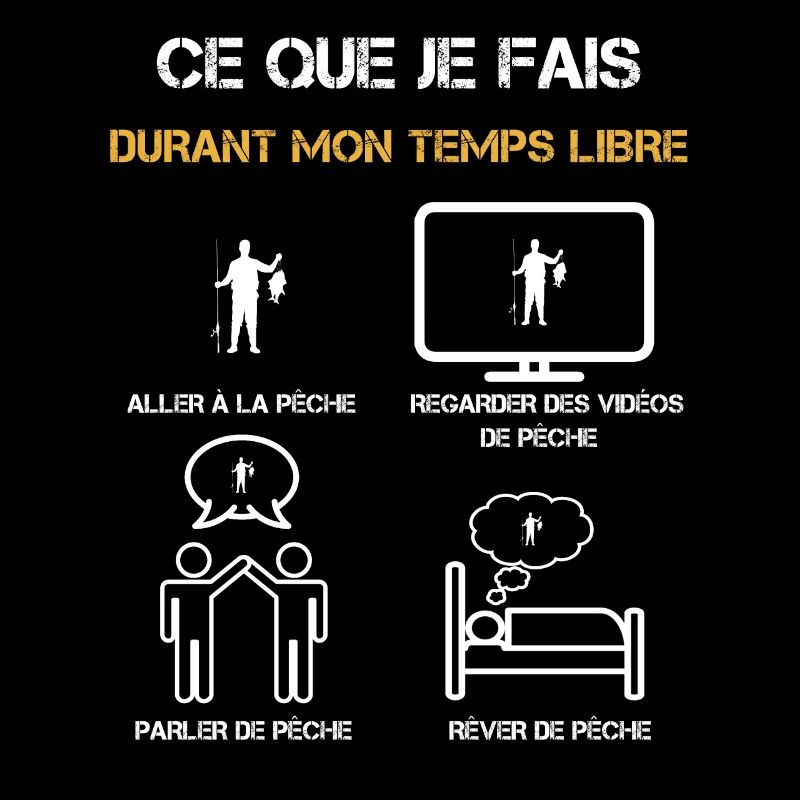 pêche temps libre humour
