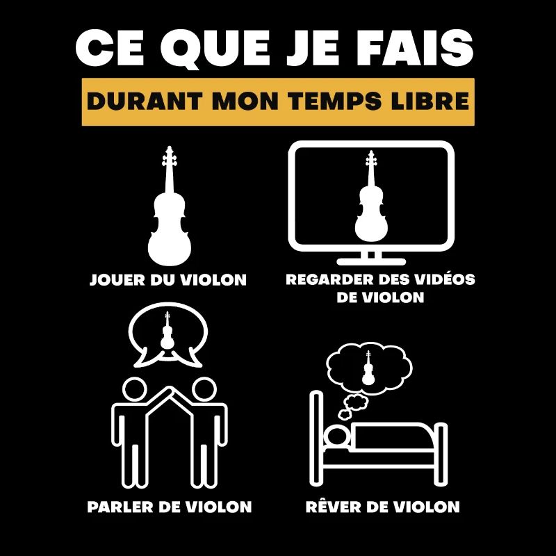 violon durant temps libre