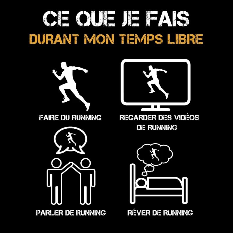 ce que je fais durant mon temps libre running